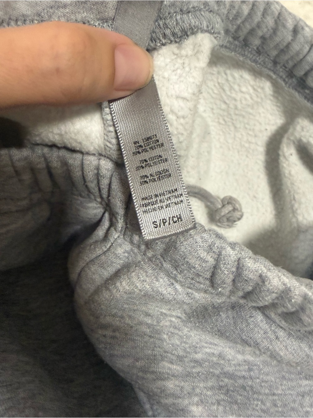 SKIMS Light Heather Gray Zip Hoodie & pants - Picture 4 of 10